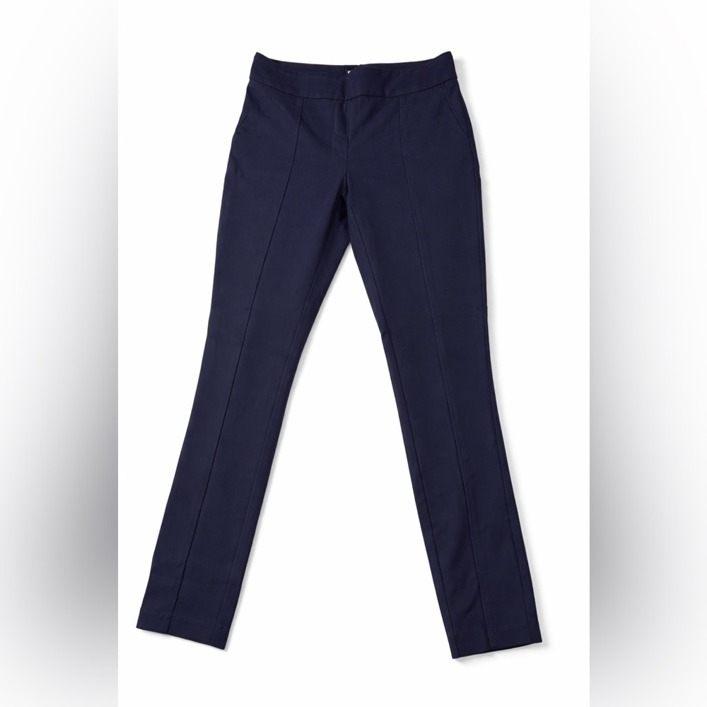 Hilary Radley Navy Dress Pants Stretch Slim Career Work Pants M